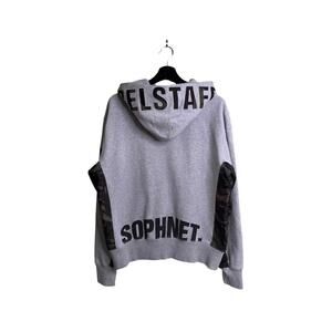 Belstaff x SOPHNET Zip Hoodie Grey Camo Sleeve XL